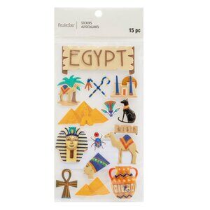 NEW Recollections Egypt Dimensional 3D Stickers - Travel / Scrapbook / Crafting